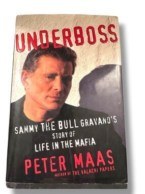 Underboss by Peter Maas - Hardcover Book Mafia True Crime Secret Society Menoir